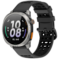 Miniatyrbillede 2 af 4: Silikone rem til Xiaomi Watch S4/Keep Watch Pilot 1 Sort+grå