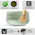 Miniatyrbild 5 av 6: Matcha Visp Set CT Fyra Delar - Vit Crackle Glasyr