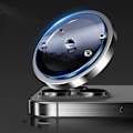 Miniatyrbild 3 av 6: 3-pack metall linsskydd för iPhone iPhone 16/16 Plus Silver
