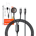 Miniatyrbild 4 av 4: Mcdodo CA-2200 2-i-1 USB-C-kabel + Apple Watch-laddare, 60W, 1,2m