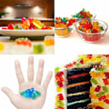 Pikkukuva 5 / 6: Karamellimuotoinen Gummy Bears Silikonioranssi