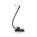 Miniatyrbillede 3 af 3: Bogklemme Lampe: Bærbar LED Læselampe Sort