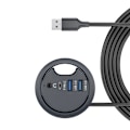 Pikkukuva 2 / 6: Kompakti USB 3.0 -keskitin: 2x USB-A, 1x USB-C ja ääniliitännät