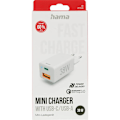 Miniatyrbild 8 av 8: Miniladdare USB-C + USB-A Qualcomm 3.0 38W Vit