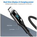Miniatyrbillede 2 af 4: USB-C PD hurtigopladningskabel 100 W Sort 1 m