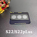 Miniatyrbild 4 av 4: 3-pack kameralinsskydd för Samsung S22 Plus (svart)