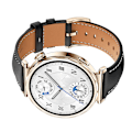 Miniatyrbild 3 av 3: Klockarmband i Läder för Huawei Watch GT5 - 18MM Svart + guld