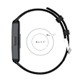 Miniatyrbillede 3 af 5: Urrem split læder Huawei band 8 Hvid