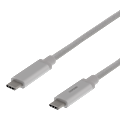 Miniatyrbild 3 av 3: USB-C to USB-C cable, 1m, 60W USB PD, 10 Gbps, silver