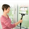 Pikkukuva 4 / 4: Karcher SC1 -puhdistimen peiliharjapää – tehostettu puhdistus