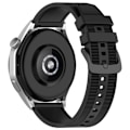 Miniatyrbillede 2 af 4: Silikone urrem 22mm til Huawei Watch GT4 Sort