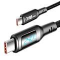 Miniatyrbillede 2 af 7: USB-C til USB-C-kabel: 240W, 480 Mbps dataoverførsel 1,5 mio