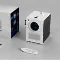 Miniatyrbild 7 av 7: Portabel projektor i fickformat Vit/Gul