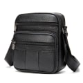 Miniatyrbild 1 av 3: Crossbody Väska i Äkta Läder Svart