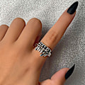 Pikkukuva 2 / 4: Retro Punk Tusk Ring Hopea
