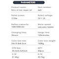 Pikkukuva 4 / 9: INF Ammattimainen hiustenleikkuukone tarvikkeineen