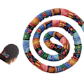 Miniatyrbillede 1 af 3: Dirty Braids Hestehale Wrap, High Hestehale Spiral Lock Dreadlocks Hårstykke MultiColor