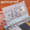 Miniatyrbild 4 av 6: Plastfickor för A6 pärmar med 6 ringar 12-pack Transparent