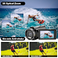 Miniatyrbillede 4 af 6: INF Kompakt håndholdt 5K DSLR videokamera HDV265K