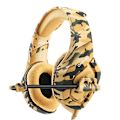Miniatyrbillede 2 af 3: ONIKUMA K1-B Gaming headset (gul)