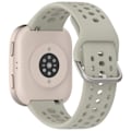 Miniatyrbild 3 av 4: Snyggt silikonarmband för Amazfit Bip6 (A2435) Ljusgrå