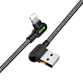 Pikkukuva 4 / 5: USB-Lightning-kaapeli, Mcdodo CA-4673, kulma, 1,8 m (musta)