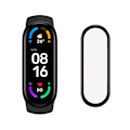 Miniatyrbillede 3 af 4: Xiaomi Mi Band 5/NFC Skærmbeskytter - Sort Kant (2 stk)