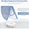 Miniatyrbillede 5 af 7: Tilbehørssæt til Xiaomi Roborock S7 / T7 Series 14 dele, 4 moppepuder, 4 HEPA-filtre, 6 kantbørster