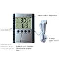 Miniatyrbillede 2 af 4: HC520 Deep Digital Hygrometer Termometer - Sølv Sølv