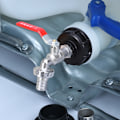 Miniatyrbillede 5 af 5: INF Vandhane med vandhaneadapter til IBC tank 1/2 tommer legeret armatur