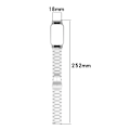 Miniatyrbillede 5 af 6: Urrem i rustfrit stål til Xiaomi Band 9 Active & Redmi Band 3 Sølv