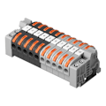 Miniatyrbillede 3 af 6: DIN skinne ledningsstik Sonoff sæt (20 stk)