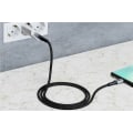 Miniatyrbild 4 av 8: USB-C™-till-USB-C™-textilkabel med metallkontakter 0,5 m