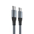 Pikkukuva 1 / 3: Type-c PD-pikalatausdatakaapeli, USB C - USB C -kaapeli Harmaa