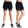 Pikkukuva 3 / 3: Miesten Sweat Shortsit Koripallo Marathon Running Shortsit M