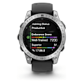 Miniatyrbillede 4 af 4: Rustfri stålkantring til Garmin Fenix 8 Sølv 51 MM