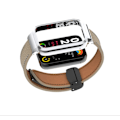 Miniatyrbillede 2 af 3: Læderrem til Xiaomi Band 8 Pro kaffe