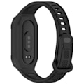 Miniatyrbild 1 av 4: Universellt silikonarmband för Xiaomi Mi Band 9, 8, 7, 6, 5 Svart