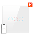 Miniatyrbild 2 av 3: Smart Light Switch ZigBee Avatto ZTS02-EU-W3 3-vägs TUYA (vit)