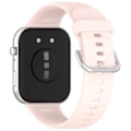 Miniatyrbillede 3 af 4: Silikonerem til Huawei Fit 4 - Lys Pink, Sølvspænde Fyrretræ