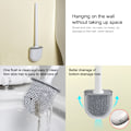 Miniatyrbillede 3 af 9: Toiletbørste med holder TPU Hvid