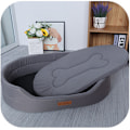 Pikkukuva 3 / 4: Pehmeä Nest Dog Bed Lemmikin petimatto Harmaa XL