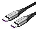 Miniatyrbillede 2 af 2: USB-C 2.0 til USB-C kabeludtræk TAEHD 0,5m PD 100W Grå