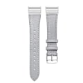 Miniatyrbild 3 av 4: Armband i äkta läder för Fitbit Charge 3/4 Grå