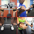 Miniatyrbillede 3 af 4: Anti-Slip Fitness Handsker 2-Pak Sort + blå
