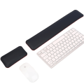 Miniatyrbild 4 av 4: Ergonomiskt tangentbord och mus med minnesskum för handledsstöd Svart+röd