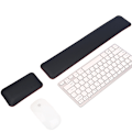 Pikkukuva 4 / 4: Ergonominen Memory Foam näppäimistö ja hiiri rannetuki Musta + punainen