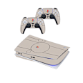Miniatyrbillede 2 af 2: PVC-beskyttelse til PS5 og controllere Knogle hvid