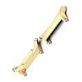 Miniatyrbillede 1 af 3: Rustfrit stål urrem konnektor Guld 22 mm