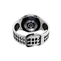 Miniatyrbillede 2 af 3: Silikone armbånd til Samsung Watch 4/5 Sort + Hvid